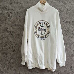 🚩steal authentic Gucci Cream Label Sweatshirt
